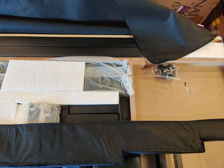 Yuma Upholstered Storage Platform Bed, Queen | Open Box
