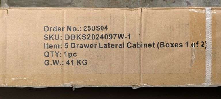 5 Drawer Lateral Cabinet | Open Box
