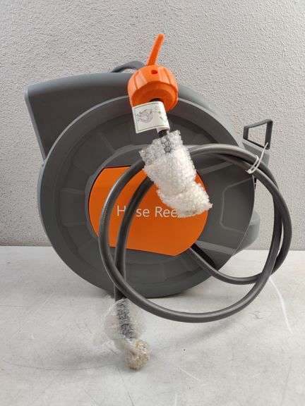Retractable Garden Hose Reel, 1/2"x 65' | Open Box