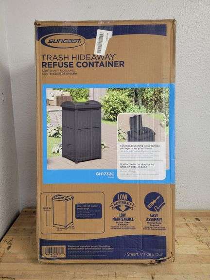 Suncast Trash Hideaway | Open Box