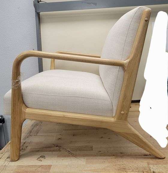 Chiludom Single Sofa Chair Oak Beige | Open Box