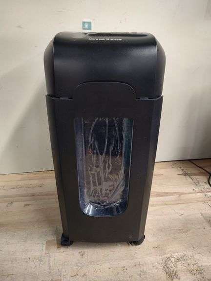 MEMBER'S MARK Microcut Paper Shredder, 12 Sheet | Open Box | (See Condition Notes)