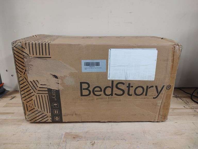 BEDSTORY High Density Foam Mattress Topper, Twin XL, 4" | Open Box | (See Condition Notes)