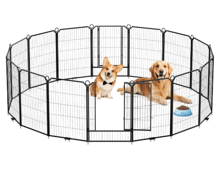 Garvee Dog Playpen for Indoor and Outdoor Use | Open Box