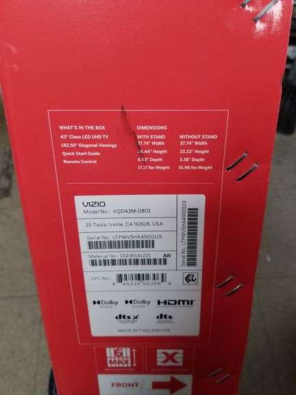 VIZIO 43" Quantum 4K QLED Smart TV | Open Box