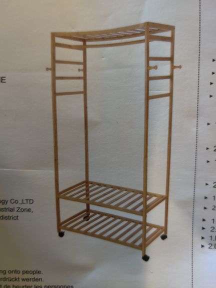 Liev 31" Wide Rolling Garment Rack | Open Box