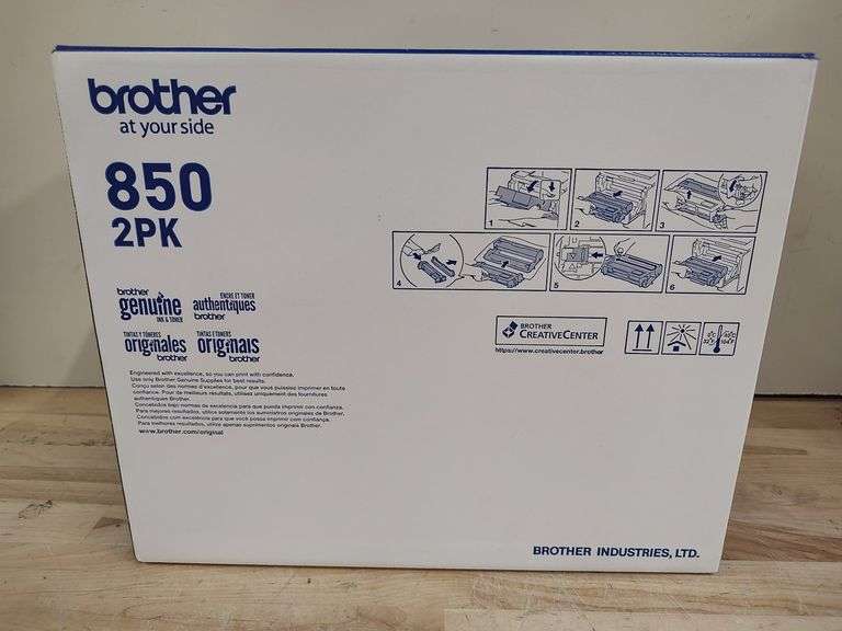 BROTHER TN850 Toner Cartridges, 2pk | Like New | (See Condition Notes)