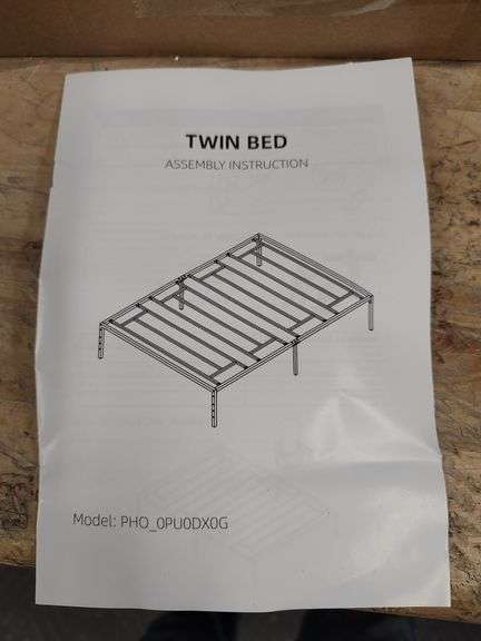Metal Twin Bed Frame | Open Box