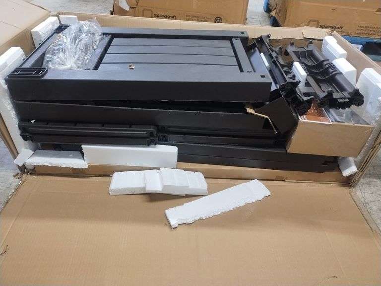 Keter Unity XL Outdoor Table W/ Stainless Steel Top | Open Box | (See Condition Notes)