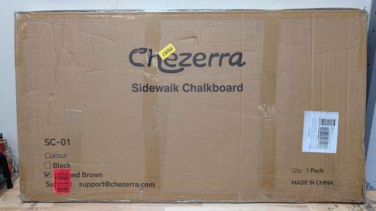 Chezerra Sidewalk Chalkboard | Open Box