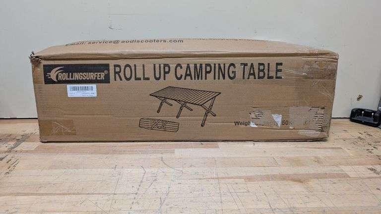 Roll Up Camping Table | Open Box