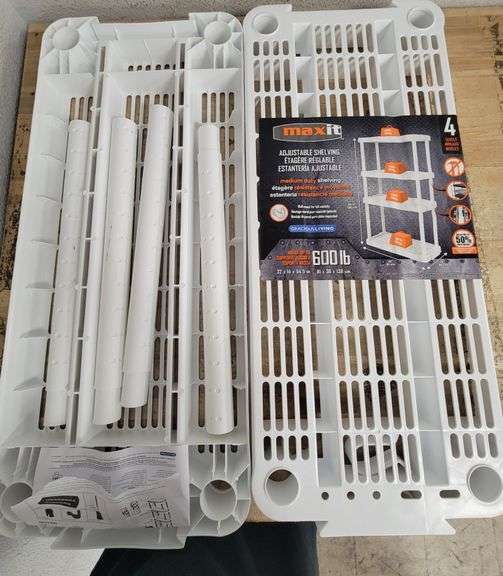 MAXIT Adjustable Shelving 54.5"x32"x14" | Open Box