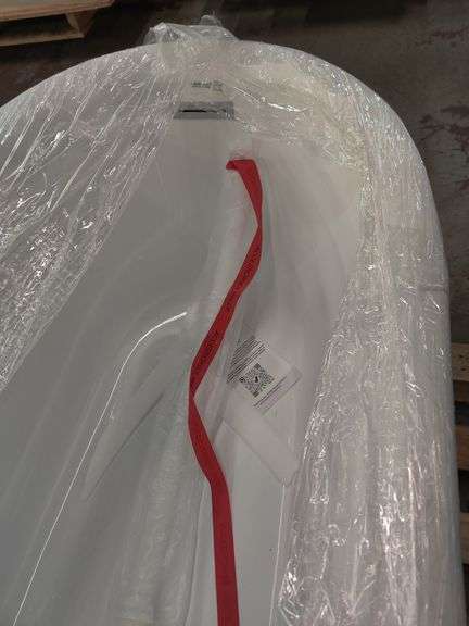 Freestanding Soaking Bathtub, 55" x 28" | Open Box | (See Condition Notes)