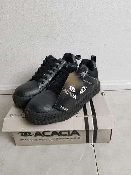 ACACIA Stick-Curling Shoes, Black, 7M | Open Box