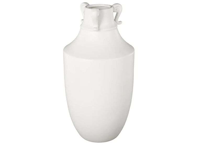 DECO 79 Ceramic Decorative Vase Sleek Amphora Centerpiece | Open Box | (See Condition Notes)