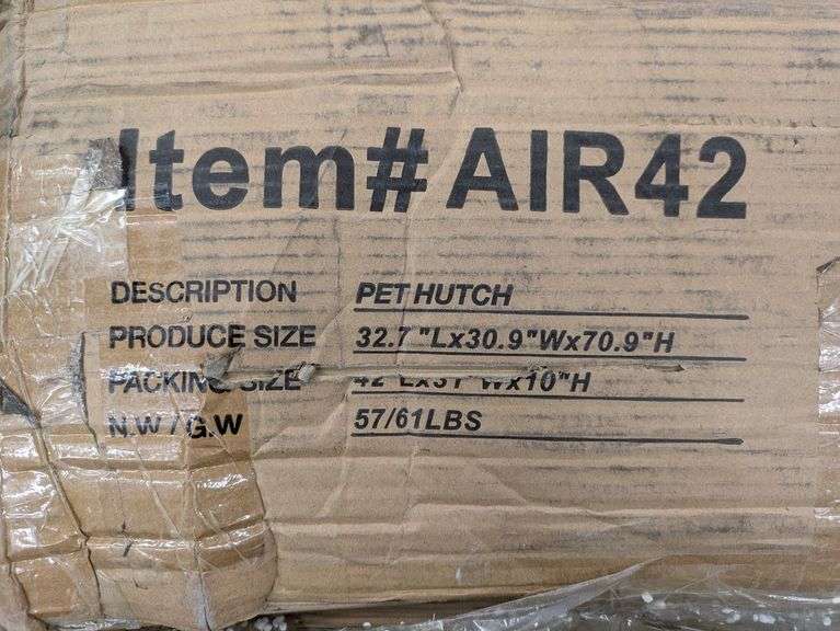 Aivituvin AIR42 Wooden Large Bird Cage on Wheels | Open Box
