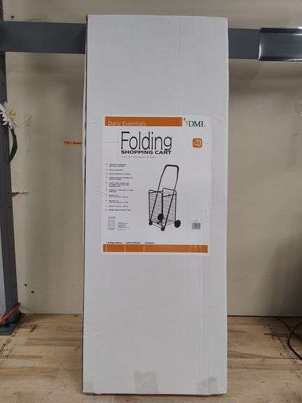DMI Folding Shopping Cart, 100lbs Cap | Like New | (See Condition Notes)