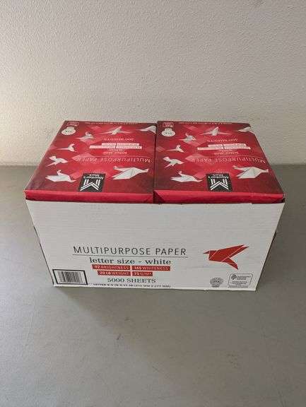 MEMBERS MARK Multipurpose Paper Letter Size, White, 5000 Sheets | Open Box
