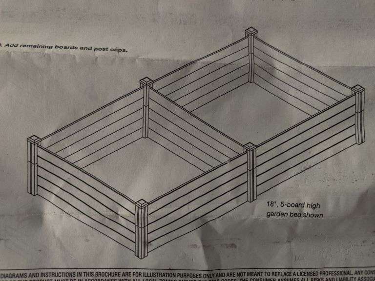 Haven Natural Cedar Raised Garden Bed, 2' x 8' | Open Box