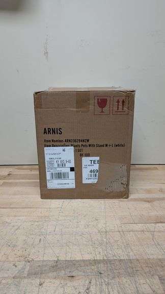 Arnis Modern  Planter Pots, Set of 2 | Open Box