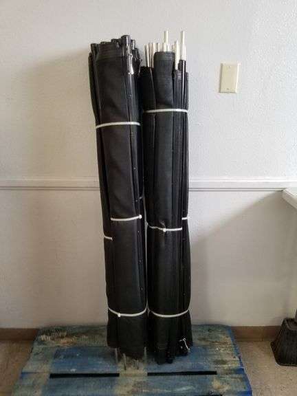 Teslin Mesh Pool Safety Fence, Stainless Steel Feet, Black, 4ft Tall | Open Box | (See Condition Notes)