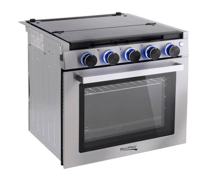 RecPro RV Stove | Gas Range 21" Tall | Open Box | (See Condition Notes)