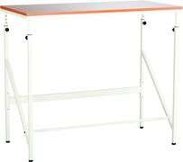 Safco Products Sit and Stand Bi-Level Desk, 48"D x 24"W x 50"H | Like New