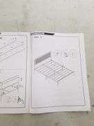 CATHE Oak Full Bed Frame With Rattan Headboard | Open Box | (See Condition Notes)