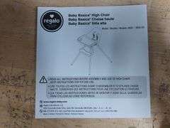 REGALO Baby Basics High Chair | Open Box | (See Condition Notes)