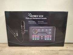 HAYNER-SEEK Podcast Equipment Bundle | Open Box | (See Condition Notes)