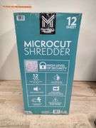 MEMBER'S MARK Microcut Paper Shredder, 12 Sheet | Open Box | (See Condition Notes)