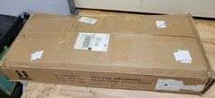 MilleLoom Wine Bar Rack Cabinet w/Glass Holder Black | Open Box