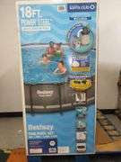 Bestway 18Ft X 48" Power Steel Pool Set | Open Box