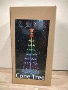 MINETOM LED Cone Tree Decor, 7' | Open Box | (See Condition Notes)