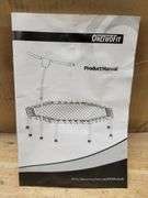 ONETWOFIT 51 In. Trampoline w/Adjustable Handle Bar | Open Box | (See Condition Notes)
