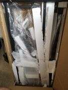 CATHE Oak Full Bed Frame With Rattan Headboard | Open Box | (See Condition Notes)