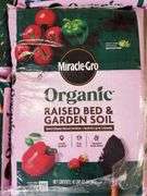 MIRACLEGRO Organic Raised Bed Garden Soil 40 Dry QT Set of 11 | Open Box | (See Condition Notes)