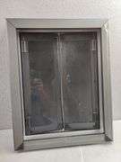 Aluminum Large Dog Door18"x16.5"x 1.25-2.5" | Open Box