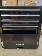 Artman Metal Storage Cart | Open Box | (See Condition Notes)