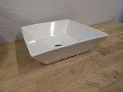 14" White Stone Veneer Top for FUFU&GAGA 30-in Single Sink Vanity | Open Box | (See Condition Notes)