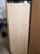 CATHE Oak Full Bed Frame With Rattan Headboard | Open Box | (See Condition Notes)