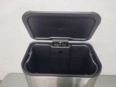 24" Stainless Steel Trash Can | Open Box