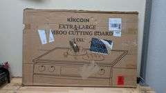 Kikcoin XL Bamboo Cutting Board 30"x20" | Open Box