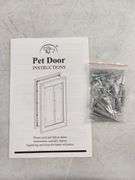 Aluminum Large Dog Door18"x16.5"x 1.25-2.5" | Open Box