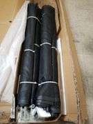Teslin Mesh Pool Safety Fence, Stainless Steel Feet, Black, 4ft Tall | Open Box | (See Condition Notes)