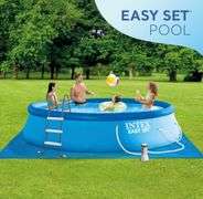 Intex Easy Set Inflatable Swimming Poos Set, 15'x42" | Open Box