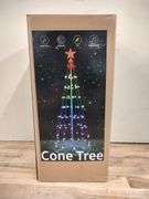 MINETOM LED Cone Tree Decor, 6' | Open Box | (See Condition Notes)