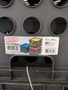 STERILITE File Crates, 3 sets of 3  (9 Crates Total) | Open Box