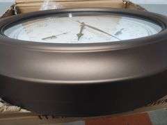 CLXEAST 18" Illuminated Indoor/Outdoor Wall Clock | Open Box | (See Condition Notes)
