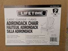Lifetime Faux Wood Adirondack Chair 60284 | Like New